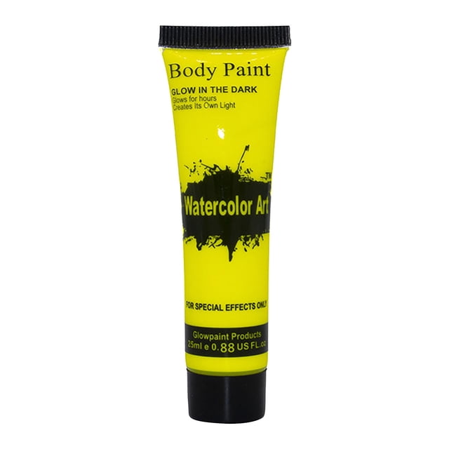 EGNMCR Body Painting Pigment Festive Paint Paste Hose Fluorescent Body Paint Paste 25ml A paste