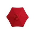 thumbnail image 2 of Patio Umbrella Canopy Polyester Cloth Umbrella Canopy Replacement UV-Resistant Umbrella Canopy Cover Rainproof Umbrella Outdoor Umbrella Replacement Cloth for Garden Courtyard, 2 of 8