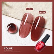 Pisexur Gel Nail Polish Colored Glaze Ice Transparent Japanese Amber Nail Polish Phototherapy Glue 10ml