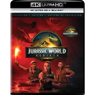Monde Jurassique: La Renaissance Édition Collector (4K Ultra HD + Blu-Ray), en vedette Scarlett Johansson, Mahershala Ali, et Jonathan Bailey [2025]