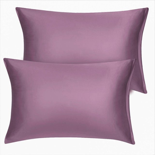 Unique Bargains Satin Pillowcase Zippered Silky Sateen