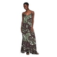 thumbnail image 1 of Robe imprimée chiffonnée George pour femmes, 1 of 6