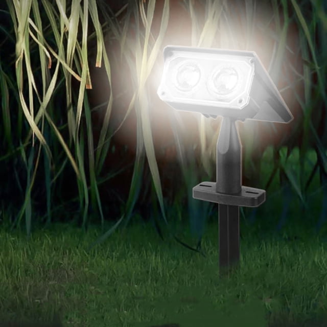 EGNMCR Waterproof Solar Light LED Outdoor Solar Courtyard Light Garden Villa Solar Plug-in Light. This outdoor lighting features a high conversion monocrystalline solar panel, IP44 waterproof protection, and a rust-proof ABS body. It offers color gradient cycle and solid color options, with 120° adjustable vertical rotation for flexible lighting. Suitable for gardens, villas, and other outdoor spaces.