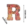 thumbnail image 2 of Rvkxad Flower Letter Night Light, Resin Floral Alphabet LED Light for Home Decor, Bedside Lamp, Gift Light, Decorative Lamp, 2 of 4