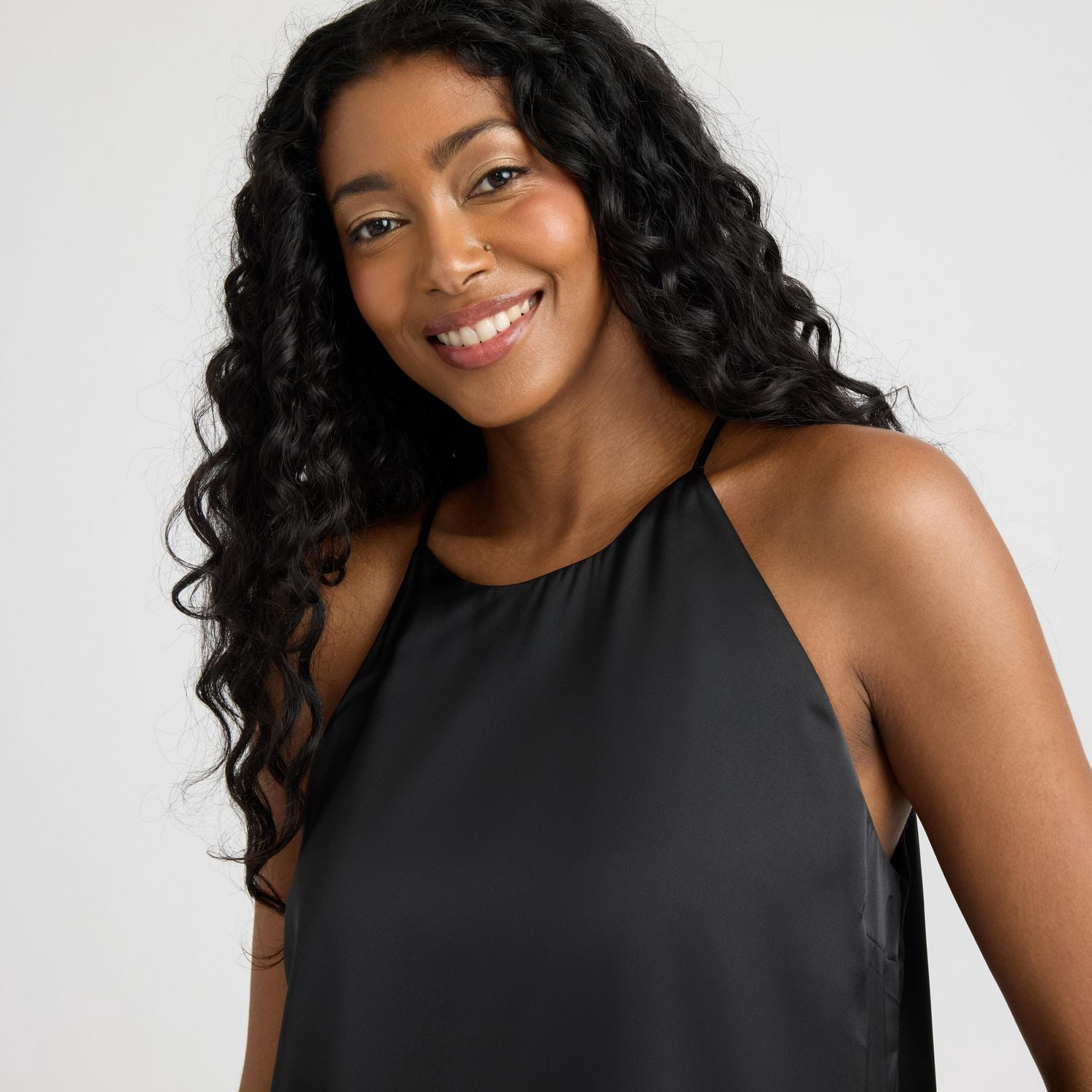 Mexx Women’s Matte Satin Halter Top