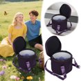 thumbnail image 2 of Singing Bowl Carry Bag Padded Travel with Detachable Liners for Sound Meditation Instruments, 2 of 4