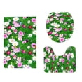 thumbnail image 2 of Chmadoxn Bathroom Rugs, Rugs for Living Room, Area Rug, Bath Mat Toilet Floor Mat U-shape Foot Mat Bathroom Bathroom Mat Printing Modern Mat Toilet Door Mat Three Sets carpeting carpeting, 2 of 8