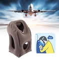 thumbnail image 2 of Dioche PVC Flocking Pillow, Ffice Rest Pillow, For Airplane Office Home Napping Travel Sleeping Camping, 2 of 8