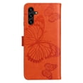 thumbnail image 3 of TECH CIRCLE Galaxy A14 5G Wallet Case,Butterfly Embossed PU Leather Flip case Cover Stand Feature with Wrist Strap and Card Holder Protective Phone Case for Samsung Galaxy A14 5G 6.6" 2023,Orange, 3 of 6