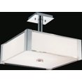 thumbnail image 1 of 3 Light Drum Shade Chandelier with Chrome finish, 1 of 8
