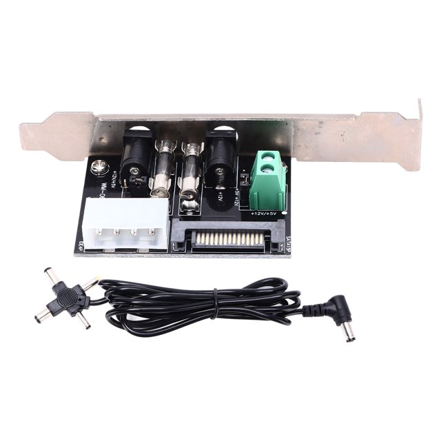 Adaptateur Secteur ATX pour PC de Bureau Châssis Module de Transfert Externe 12V 5V avec 1 pour 4 Lignes