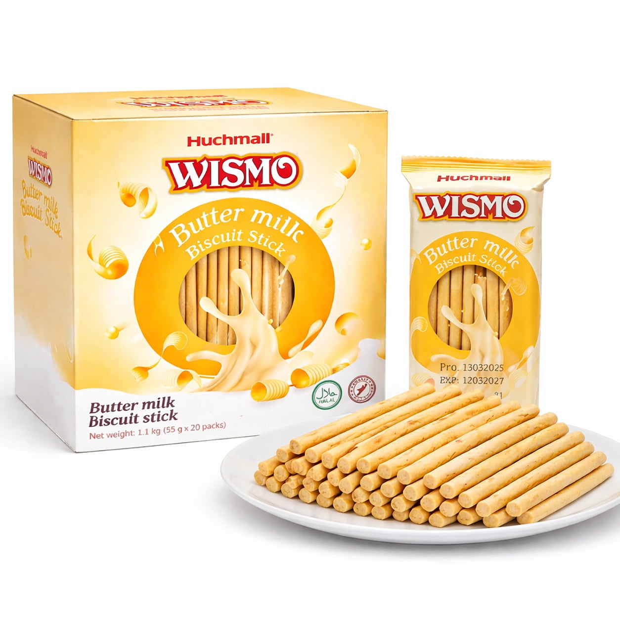 Wismo Buttermilk Stick Biscuit 55g x20