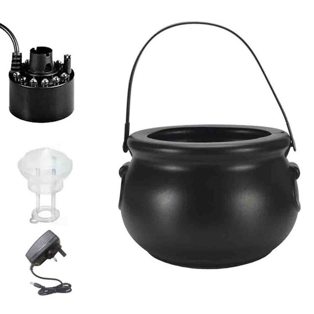 Halloween 12 LED Lights Spray Sprayer Decoration Witch Pot Sprayer Pond