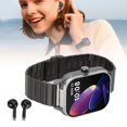 thumbnail image 1 of D8 Pro Smart Watch with Earbuds for Men Women, 2.01 Inch HD Touch Screen, 2 in 1 BT Watch with Sports Mode, Remote Camera Control, Weather, Alarm Clock for IOS for, 1 of 7
