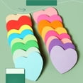 thumbnail image 3 of Heart Shaped Sticky Notes Set for Messages and Reminders with Eight Colors, 3 of 3