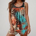 thumbnail image 3 of UPPADA Two Piece Tankini Swimsuits for Women High Waisted 2 Piece Bathing Suits Floral Print Tankini Set Tummy Control Modest Swimwear for Holiday Modest Swimsuits for Women Plus Size Multicolor,L, 3 of 6