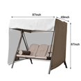 thumbnail image 3 of Housse Imperméable pour Chaise Balançoire d'Extérieur pour Chaises Balançoire 3 Places Ou 2 Places, 3 of 9