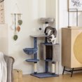 thumbnail image 2 of PawHut 48" Cat Tree with Condo, Hammock, Perch, Sisal Scratching Posts, 2 of 10