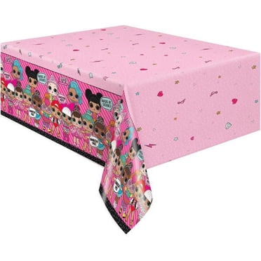 LOL Surprise Rectangular Plastic Table Cover, 54" x 84"