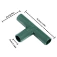 thumbnail image 2 of Binwennn Pro Pack Storage Bags Roll of Cheesecloth Connectors For Greenhouse 3 Way 4 Way And 5 Way Joints With Sturdy Support Poles & Gardening Accessory Kit 5PC Set, 2 of 3