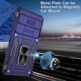 thumbnail image 5 of KOMI Pixel 7 Case, Google Pixel 7 Case with HD Screen Protector, Shockproof Google Pixel 7 Phone Case with 360° Magnetic Ring Holder Kickstand Phone Case for Google Pixel 7 Blue, 5 of 5