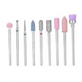 thumbnail image 2 of ANGGREK Nail Drill Bit Set, Manicure Tool, 9Pcs For Nail Salon Personal Manicure, 2 of 8