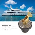 thumbnail image 3 of Boat Drain Plug, Brass Drain Plug Strong Sealing Compression Drain Plug for Boat Marine Sinks Beams Baitwells, 3 of 8
