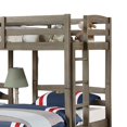 thumbnail image 4 of Lit Superposé Triple Simple Tenn - Table de Nuit Intégrée et Port USB - Bois Gris, 4 of 6