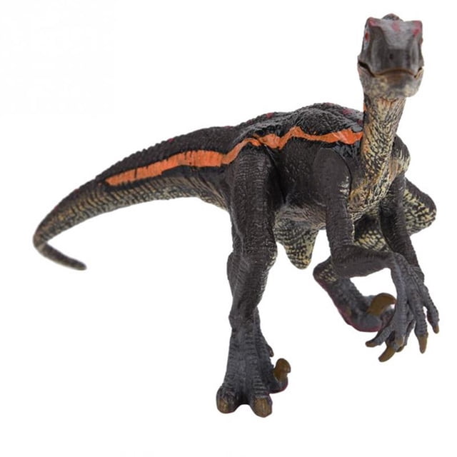 facefd Park Dinosaur Toy Model High Simulation Plastic Dinosaur Action Figure Toys for Kids brown