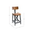 thumbnail image 4 of Tabouret de Bar avec Dossier Voir Ci-Dessous/ambre/graphite, 4 of 4
