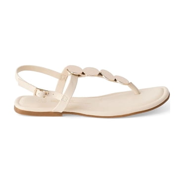 Time and Tru Women's T-Strap Sandals