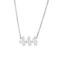thumbnail image 1 of Pendentif Collier Numéro d'Ange Plaqué Or/argent Collier en Acier Inoxydable Bijoux pour Femmes, 1 of 8