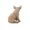 thumbnail image 3 of Décor de Jardin Statue d'Animal Grand Cochon Assis, 3 of 4