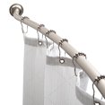 thumbnail image 2 of Bath Bliss 5891-SAT Curved Shower Rod, Satin Nickel, 2 of 4