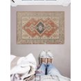 thumbnail image 4 of Great Zero Lofton Ivory & Rust 2' x 3' Accent Rug, 4 of 6