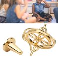 thumbnail image 4 of Alloy Decompression Toy, Stainless Steel Bright Gyroscope, For Adult Kids Gold,Multi-Color, 4 of 8