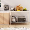 thumbnail image 1 of GloryStar Stainless Steel Table, NSF Heavy Duty Commercial Prep Table with Adjustable Undershelf, 1 of 7