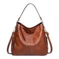thumbnail image 1 of AWZXDE Designer Bags for Women Large Bucket Purse Stylish Leather Handbag, 1 of 5