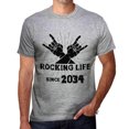 thumbnail image 1 of T-Shirt Graphique pour Homme Berçant la Vie depuis 2034, 1 of 7