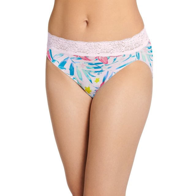 Jockey Bikini en Dentelle Sans Ligne de Culotte Promesse Tactel
