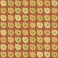 thumbnail image 1 of Ahgly Company Machine Washable Indoor Square Transitional Orange Red Orange Area Rugs, 5' Square, 1 of 7