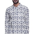 thumbnail image 4 of Atasi Printed Long Asymmetric Kurta Pajama Set For Men Party Wear Clothing, 4 of 4