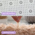 thumbnail image 3 of Mistaha 3PCS Bath Mat Toilet Lid Cover U-Shaped Rug Non Slip Soft Floor Rug Water Absorbent Solid Door Mat Bathroom Rug Carpet Seat Cover Rug Set, 3 of 6