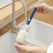 UsRHHA 11 Inch Long Handle Cleaning Sponge Non-Scratch, All Purpose Dish Sponge for Bottles Glasses, Household Cleaning Tool