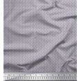 thumbnail image 1 of Soimoi Modal Satin Fabric Arrow Small Printed Fabric 1 Yard 42 Inch Wide, 1 of 3