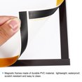 thumbnail image 3 of Unique Bargains A3 Magnetic Sign Holder, 4 Pack Magnetic Display Frame Self-Adhesive Picture Frame for Refrigerator, Yellow, 3 of 7