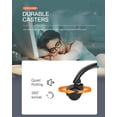 thumbnail image 3 of BestOffice Adjustable Ergonomic Mesh Computer Task Chair with Lumbar Support, Swivel Rolling Office Chair, Orange, 3 of 7
