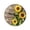 A, variant on 30cm Retro Style Sunflower Wall Clock for Home Living Room and Bedroom Decoration