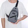 thumbnail image 4 of Coofit Chest Bag Fashion Casual Sport Sling Backpack Chest Daypack Purse for Men, 4 of 10