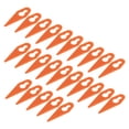 thumbnail image 1 of Plastic Trimming Blade, 25PCS Lawn Mower Replacement Blades Lightweight  For Garden Devices Orange, 1 of 8